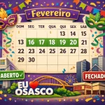 Carnaval e feriado de Osasco: confira o que abre e fecha Carnaval em Osasco