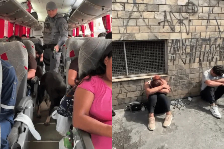 SP: trio preso em ônibus confessa ingestão de 70 cápsulas de cocaína