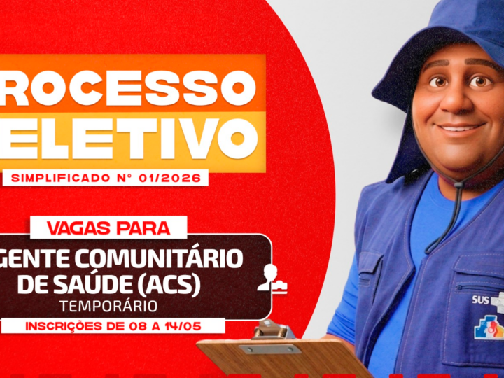 Prefeitura de Jandira abre vagas para agente comunitário de saúde, prazo para inscrições até dia 14 de Maio