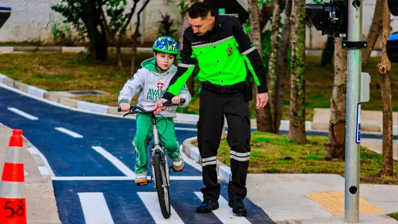 Osasco inaugura circuito educativo para promover segurança no trânsito entre crianças