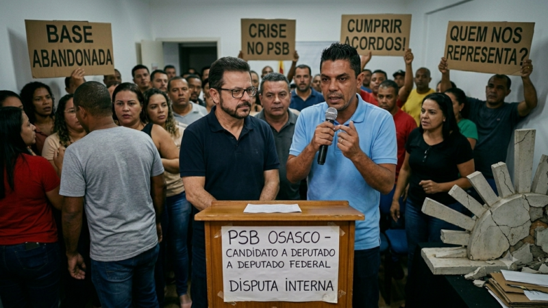 Centralização e promessas quebradas: A engrenagem que racha o PSB de Osasco