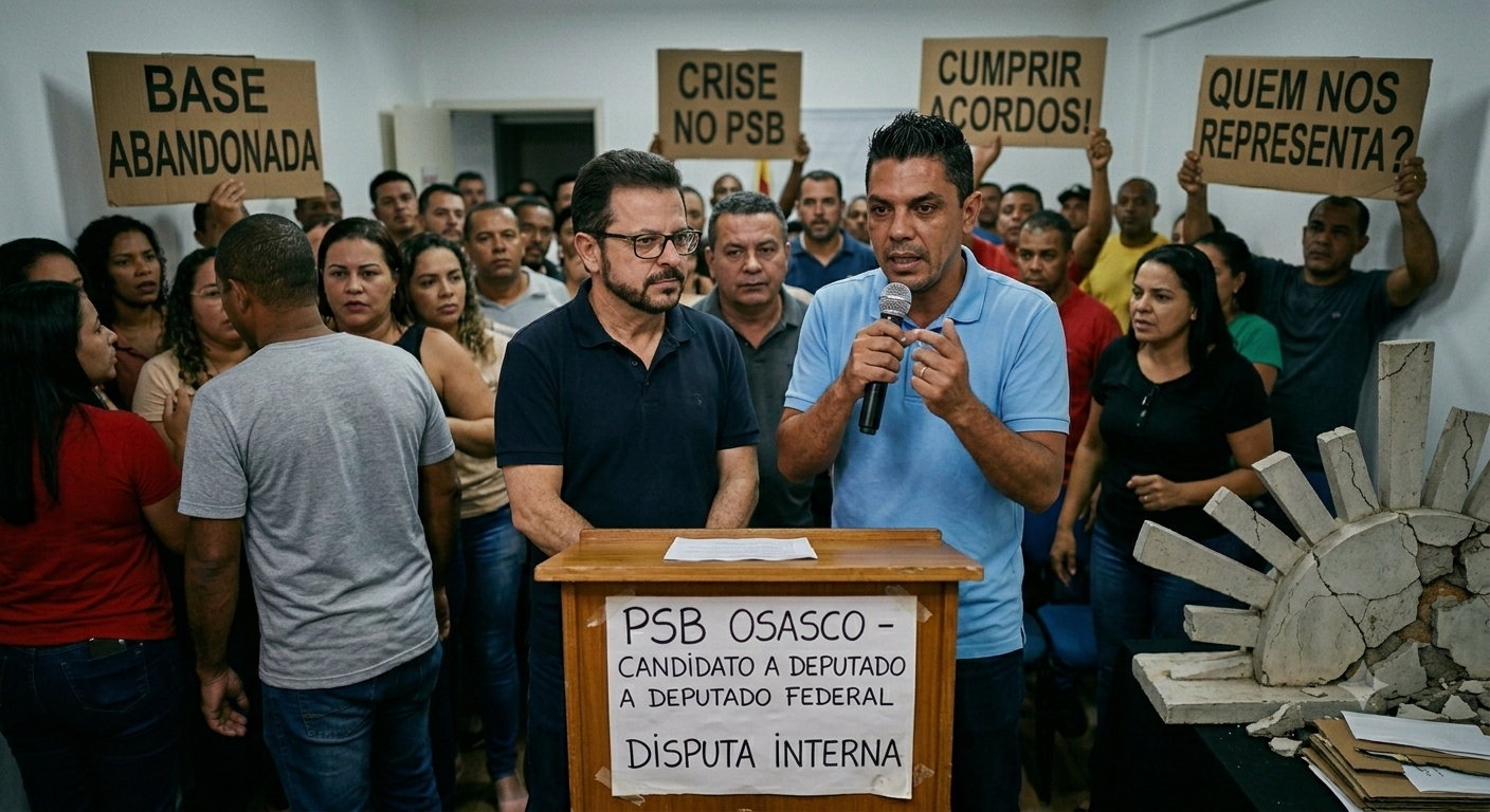 Centralização e promessas quebradas: A engrenagem que racha o PSB de Osasco
