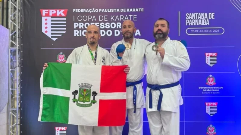 Osasco leva quatro medalhas em disputas de karatê realizadas em Santana de Parnaíba