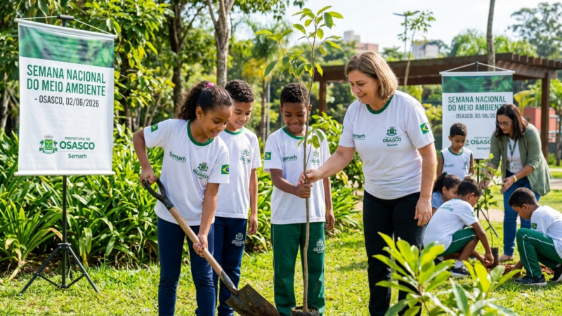 Osasco abre programação da Semana Nacional do Meio Ambiente com foco em sustentabilidade e educação