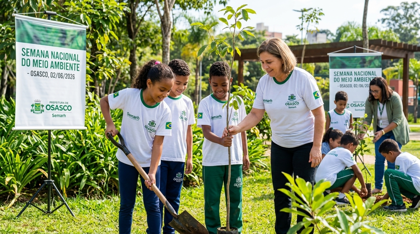 Osasco abre programação da Semana Nacional do Meio Ambiente com foco em sustentabilidade e educação