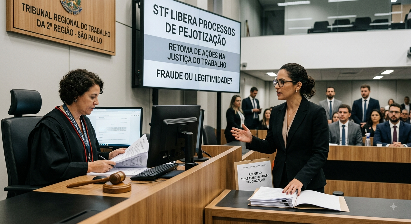 STF autoriza retoma de ações sobre “pejotização” na Justiça do Trabalho