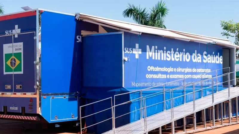 Carreta da Oftalmologia chega a Osasco para realizar consultas, exames e cirurgias de catarata